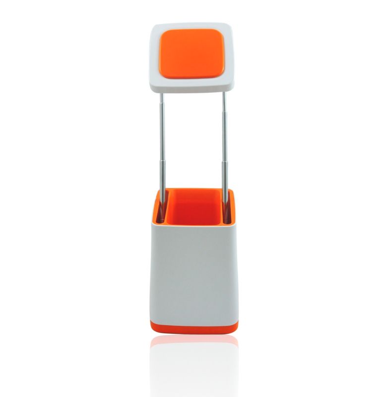 Lampka biurkowa Polux Helsinki biało-pomarańczowa LED 4.2W 3000K 190lm IP20 wym: 30.5 x 9 x 9 cm tworzywo sztuczne - 1 szt.