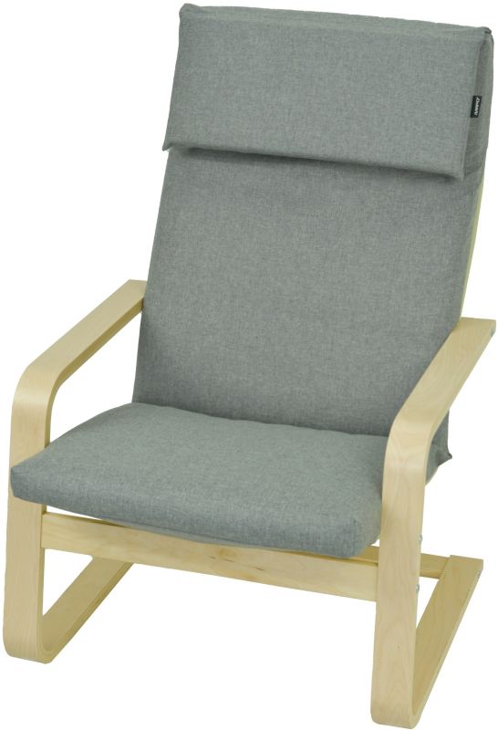 Poduszka na fotel Ikea Poang Pello AMPO szary melanż 1 szt.