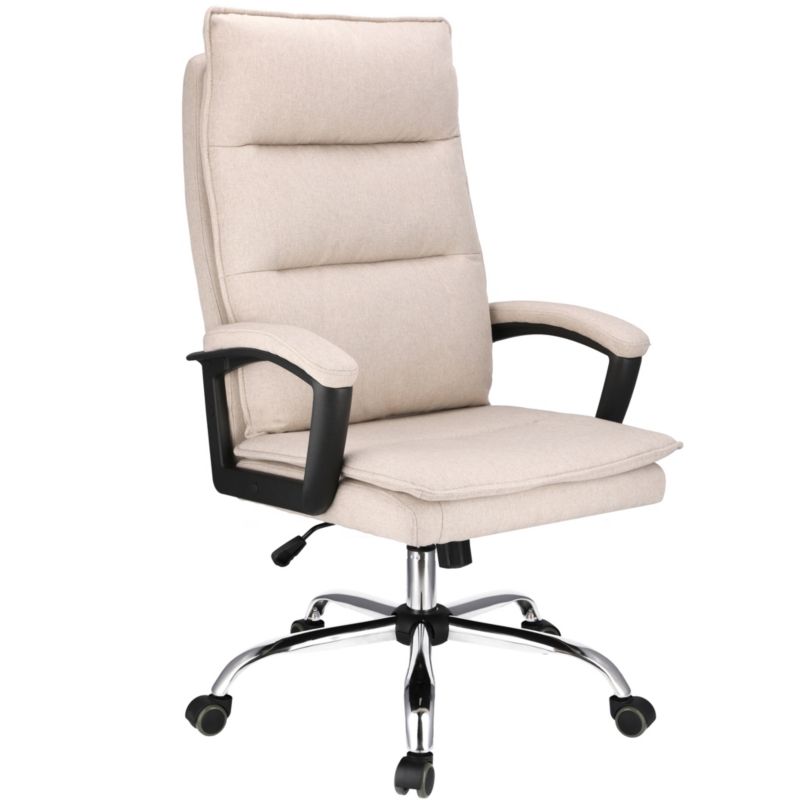 Fotel biurowy ergonomiczny JUMI do biurka obrotowy ESPO beżowy 1 szt.