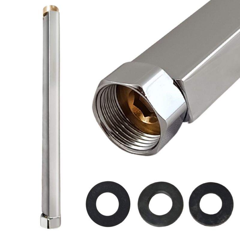 Przedłużka ramienia prysznicowego Estiva 30 cm prostokątna chrom G3/4 1 szt.