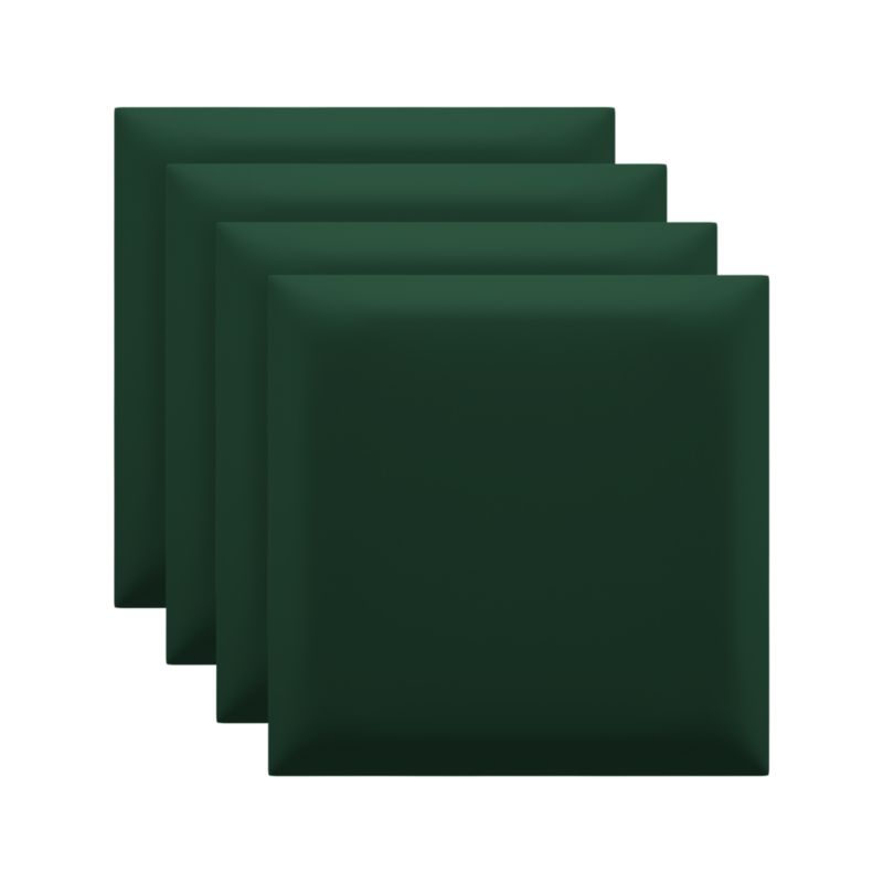 Panel ścienny tapicerowany Marbet Design SOFTLINE 30x30 cm RIVIERA38 ciemnozielony 4 szt.