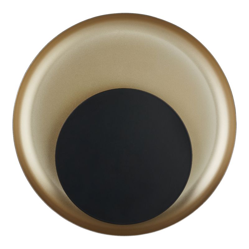 Kinkiet GoodHome Godetia 450 lm 3000 K czarno złoty