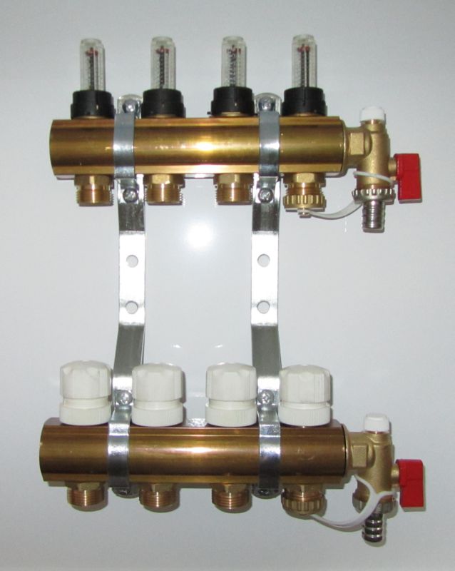 Zespół kolektorów z przepływem 4 moduł