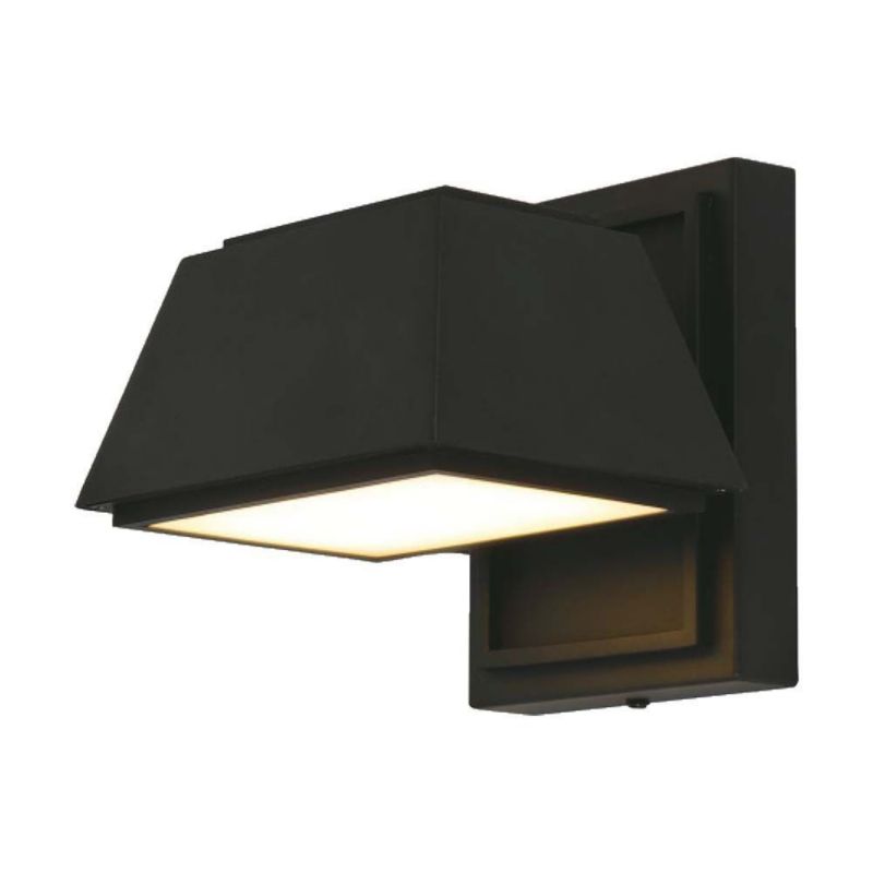 Kinkiet ścienny zewnętrzny V-TAC czarny LED 15W 4000K 1950lm IP65 wym: 16,4 x 16 x 16,5 cm metal - 1 szt.