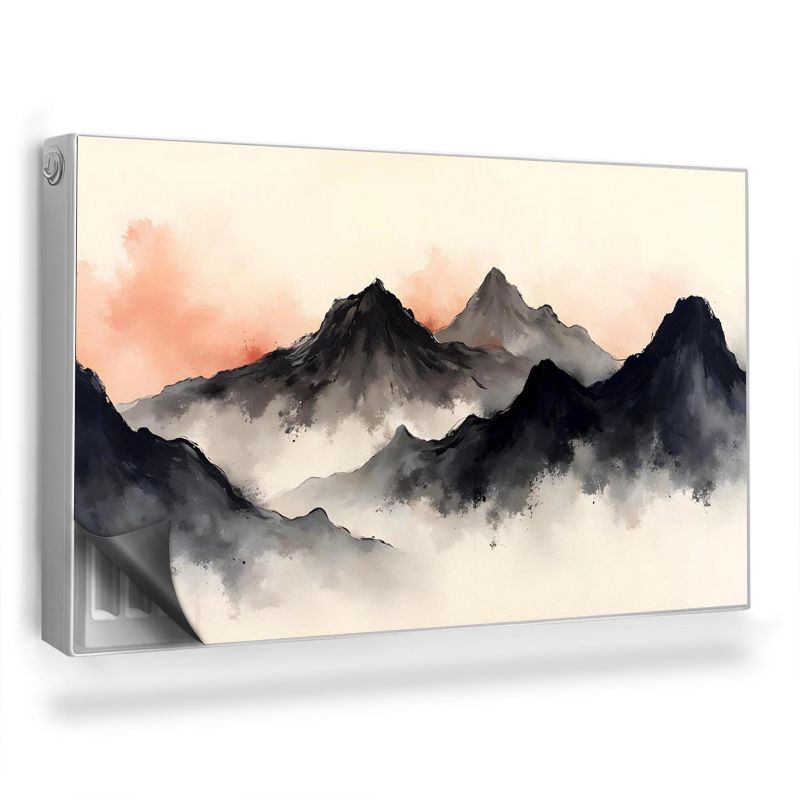 Ozdobny magnes na kaloryfer Wallfluent 100x60 cm Malowane skały 1 szt.