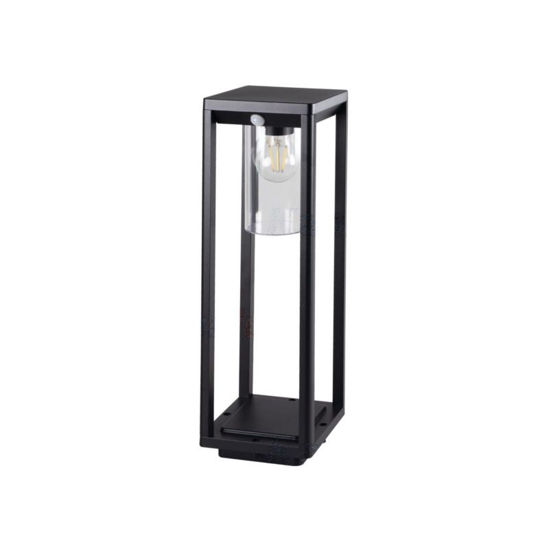Lampa ogrodowa stojąca Kanlux Vimo czarno-transparentna czujnik 1 x E27 x 15W IP44 wym: 50 x 15 x 15 cm - 1 szt.