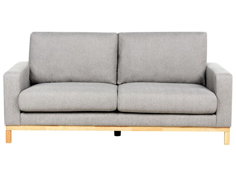 Sofa Siggard Szary dla 2 osób 1 szt.