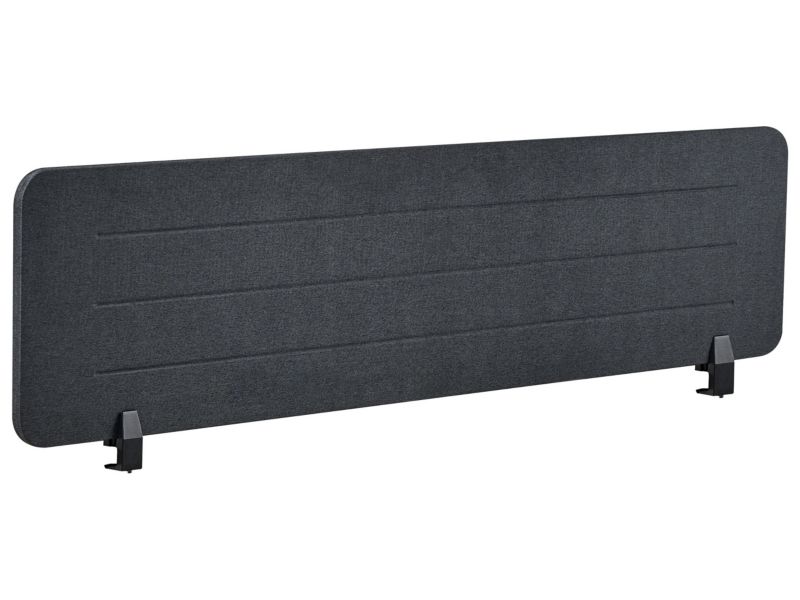 Przegroda na biurko 160 x 40 cm ciemnoszara Ziggy 160 x 2 cm 1 szt.