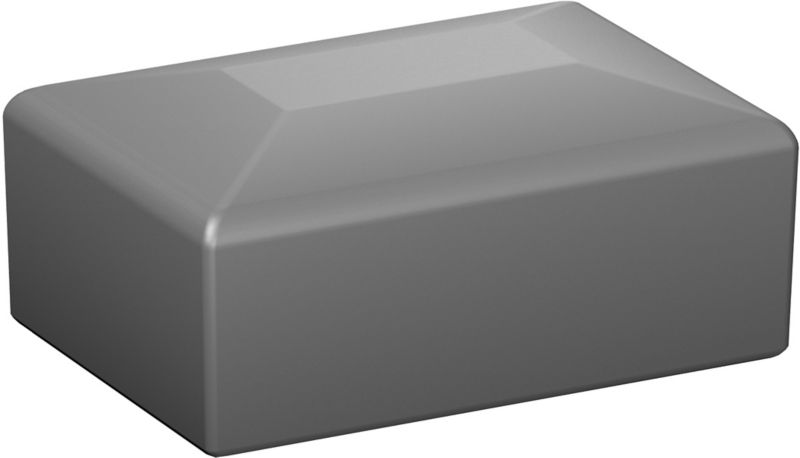 Zaślepki Polargos 6 x 4 cm szare 6 szt.