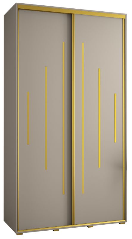 Szafa przesuwna Abiks 60 wysoka Dakota 12 130 kaszmir+kaszmir+złot 1 szt