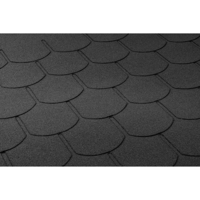 Gont Bitumiczny Bauhus Papowy KARPIÓWKA grafitowy 2,85m2 1 szt.