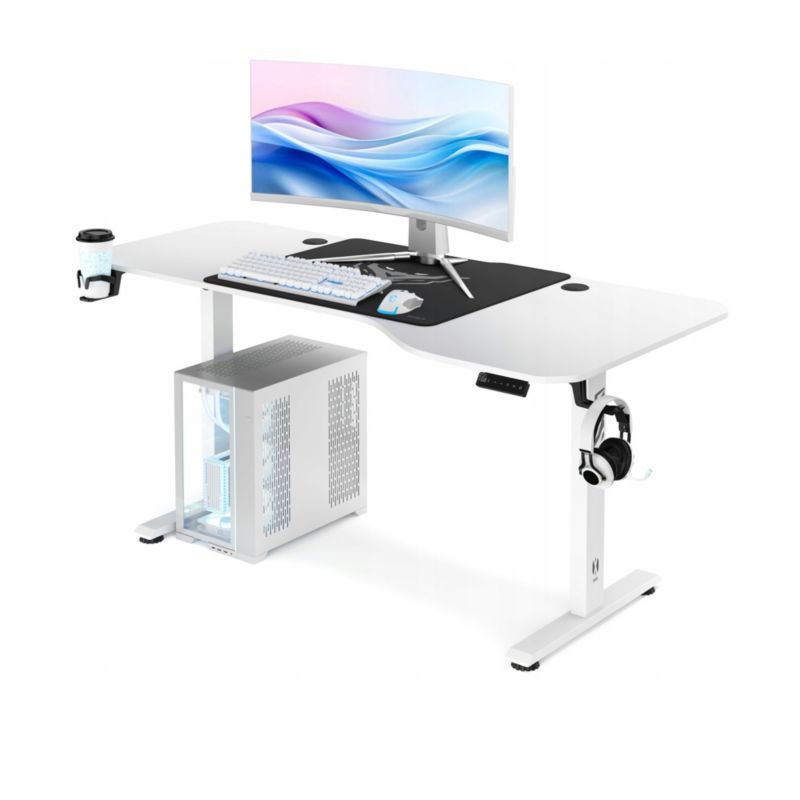 Biurko elektryczne Diablo Chairs 160 cm białe 1 szt