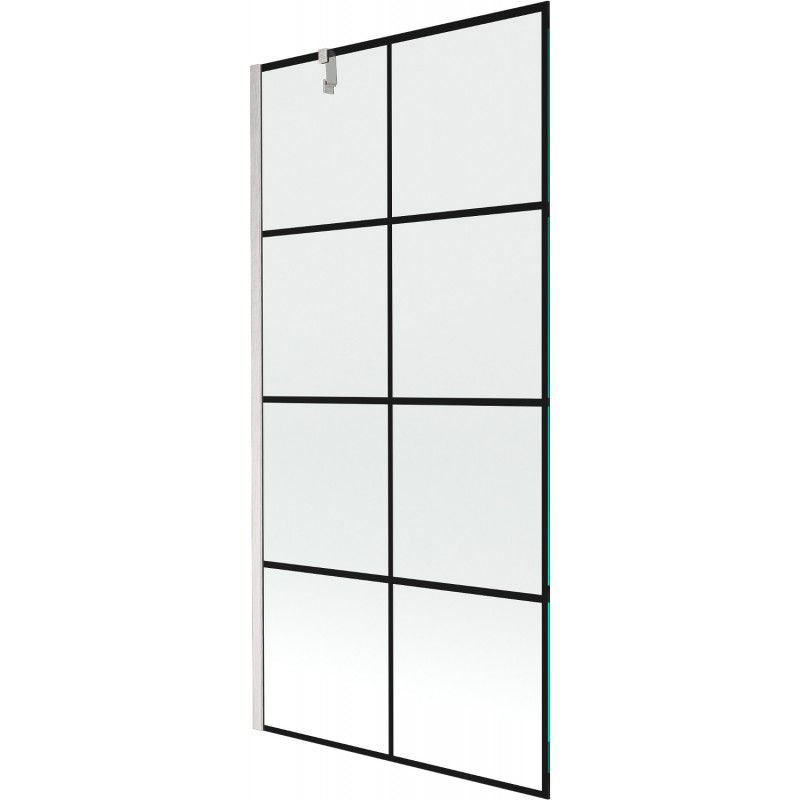 Parawan nawannowy 1-skrzydłowy Mexen Next czarny wzór 90x150 cm 1 szt.