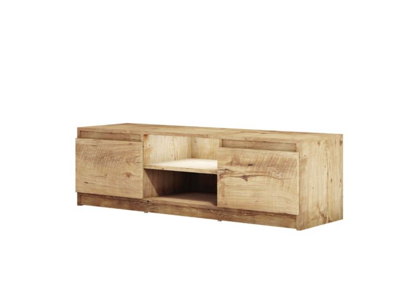 Szafka RTV MINIO go for it DIDI 120 cm kasztan wrocławski z oświetleniem LED ,1 szt.