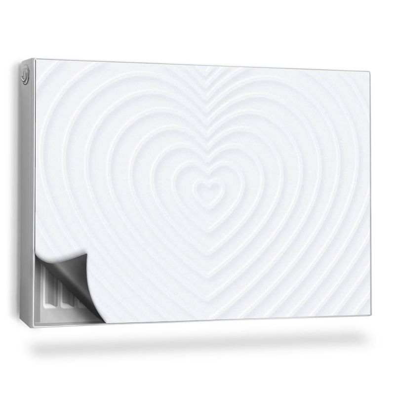 Ozdobny magnes na kaloryfer Wallfluent 90x60 cm Serca 1 szt.