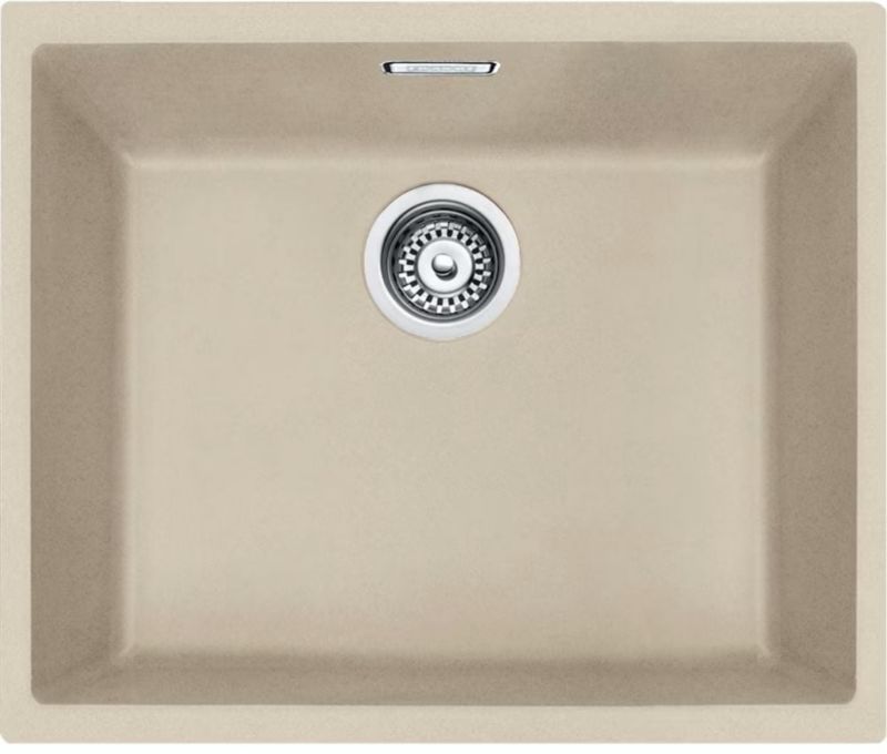 Zlewozmywak Franke Sirius SID Tectonite 52,5x44 cm beżowy montaż podblatowy 1 szt.