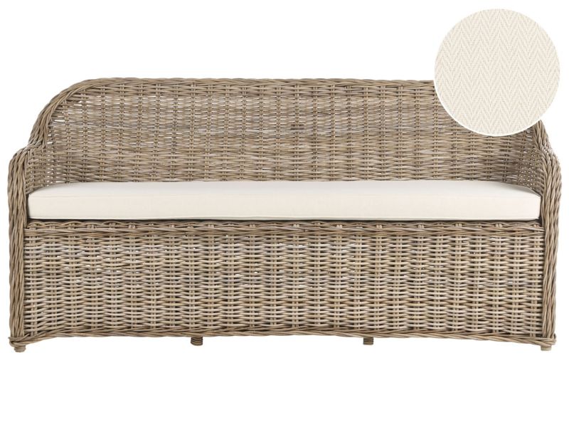 Sofa trzyosobowa Susua Rattan Naturalny 1 szt.