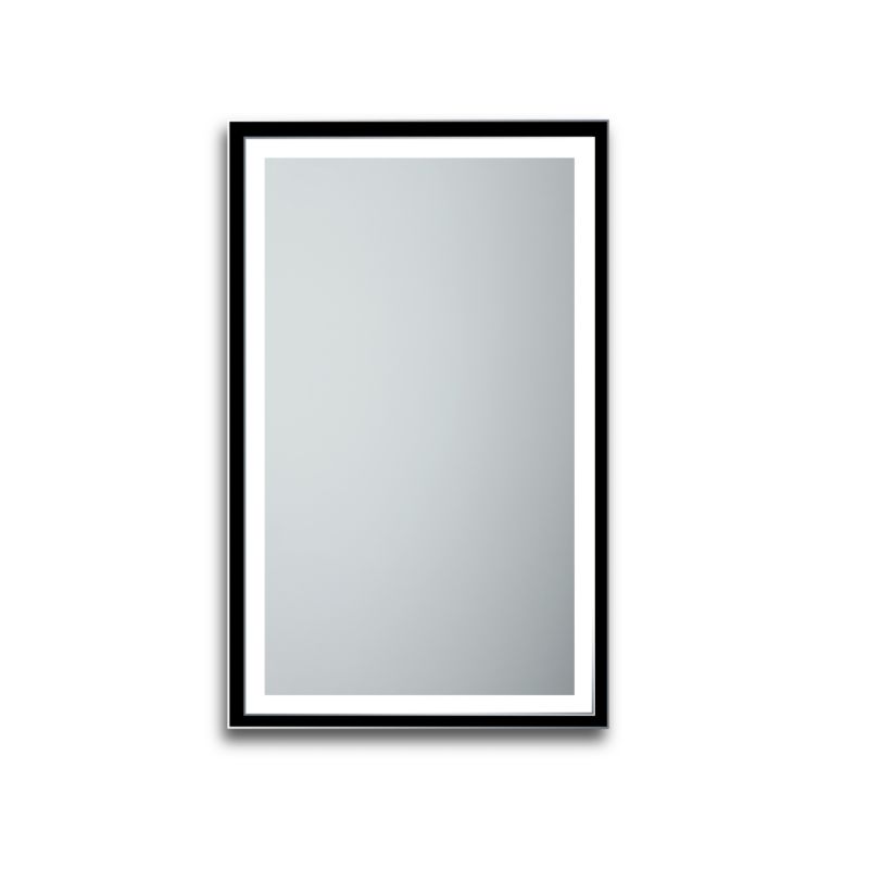 Lustro MIRADO Aluled Black 60 x 80 cm barwa zimna Power led 1szt.