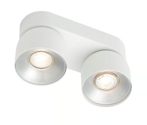 Lampa podsufitowa Nordlux Pitcher Biała GU10 2x10W bez żarówek IP20, 1 szt.