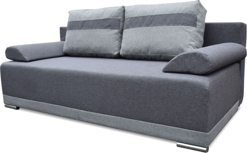 Rozkładana sofa ze sprężynami bonell Bonni Eufori Grafit/Szary 1 szt.