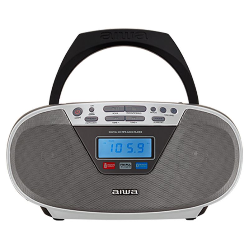 Boombox AIWA BBTU-400SL CD/FM RDS/USB/BT Srebrny 1szt.