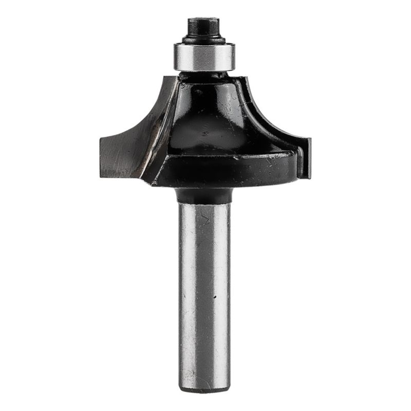 Frez do drewna GRAPHITE z łożyskiem, ozdobny, widiowy, 32 x 15.5 mm, trzpień 8 mm 1 szt