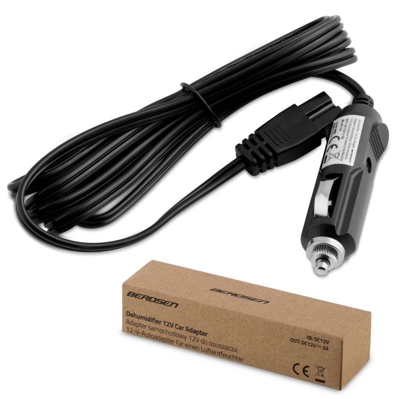 Zasilacz samochodowy Berdsen adapter do osuszacza powietrza 12v 1szt.