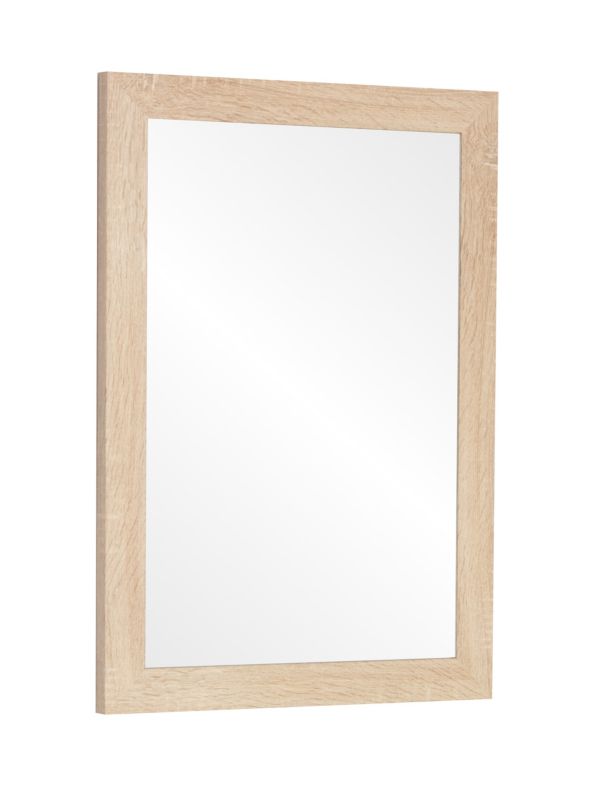 Lustro wiszące Profilmat 80x60 rama kolor dąb sonoma 1szt.