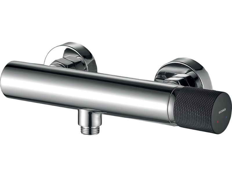 Bateria Natryskowa Kuchinox Ścienna Peros Chrom/Czarny 1 szt.