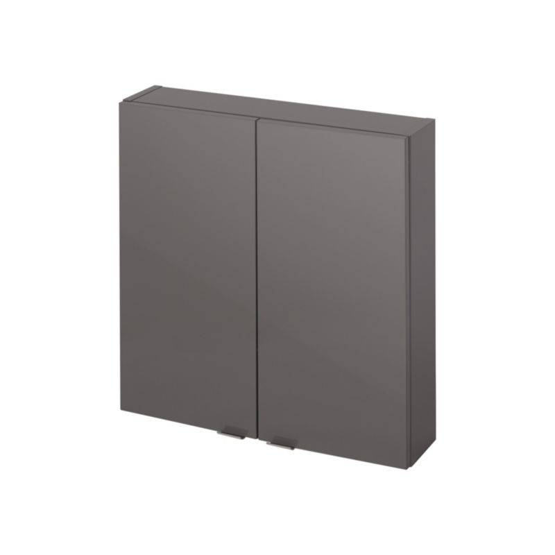 Szafka wisząca GoodHome Imandra 60 x 60 x 15 cm antracyt