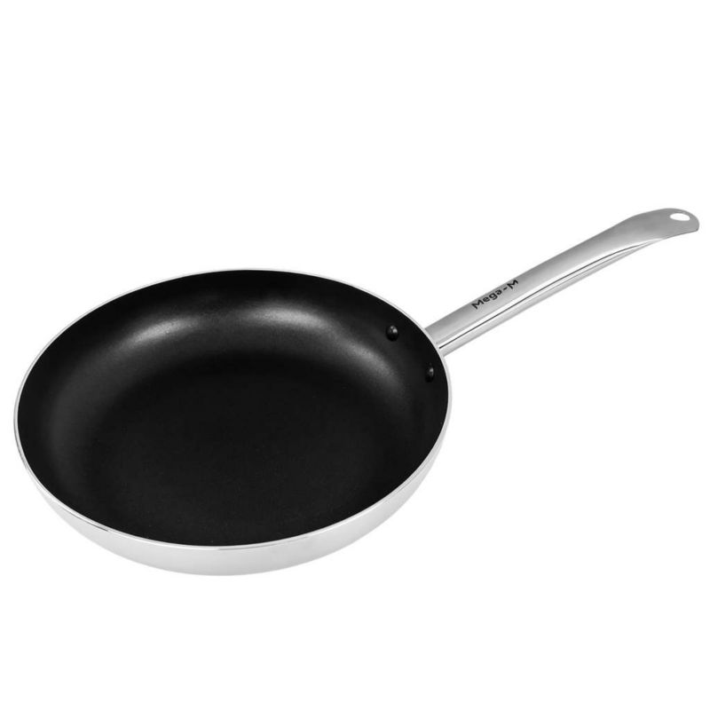 Patelnia aluminiowa Mega-M z powłoką nieprzywierającą Indukcja, Gaz śr.28cm 1szt.