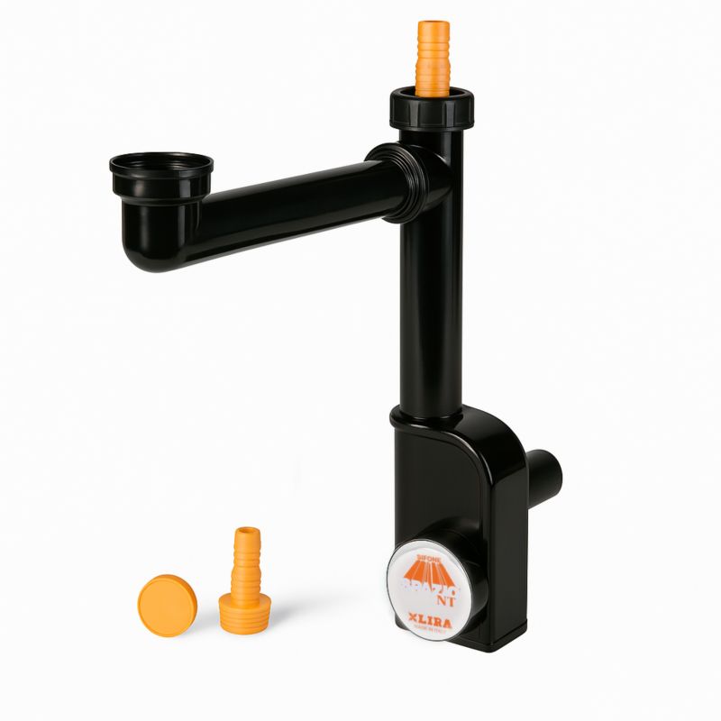 Syfon zlewozmywakowy Lira z przyłączem do zmywarki lub pralki 1szt