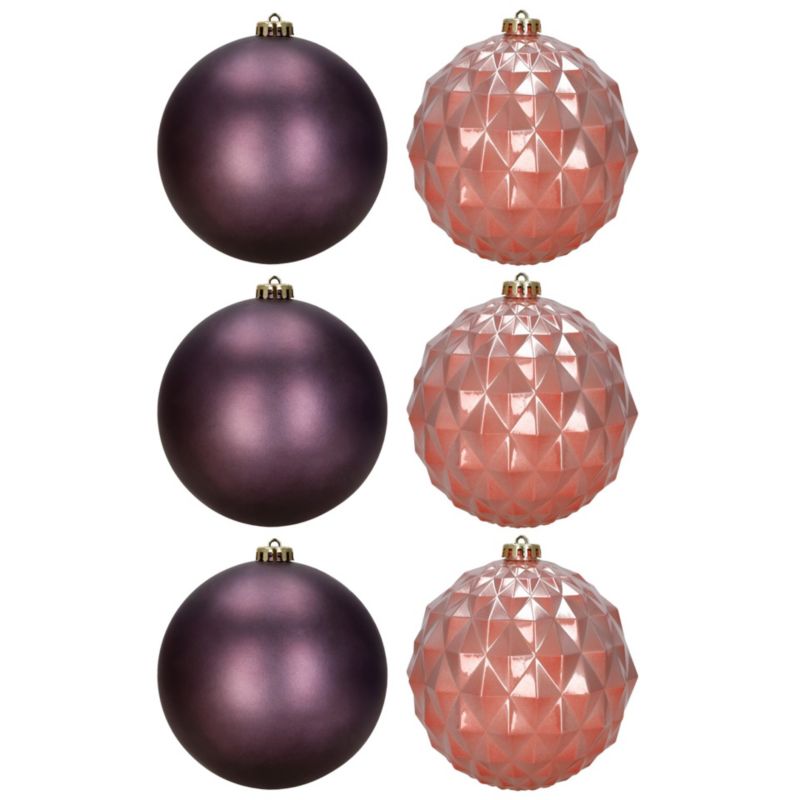 Bombki choinkowe, nietłukące Springos 6 szt. dekoracje świąteczne 15 cm 1 kpl.