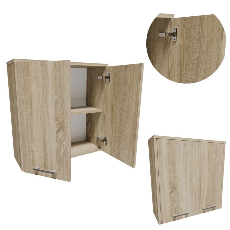 Szafka łazienkowa Matkam FW60SON wisząca 60cm dąb sonoma 1 szt.