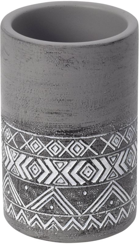 Kubek łazienkowy Bisk Lomo szary