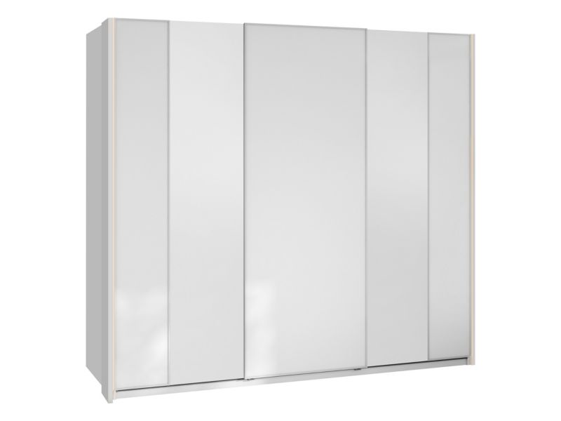 Szafa MIRJAN 24 trzydrzwiowa Maxi 3D 250 MX06 z oświetleniem LED biały 1 szt.