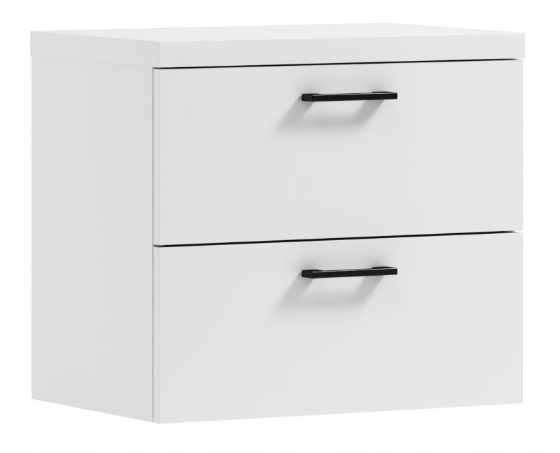 Szafka łazienkowa ADK MEBLE LUNA 60 wisząca biała 1 szt.