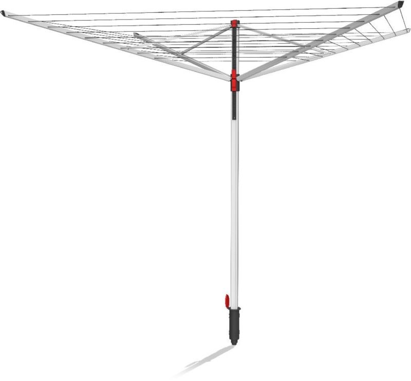 Suszarka ogrodowa Vileda Sun Lift 50m aluminium, regulacja wysokości, w zestawie pokrowiec - 1 szt.