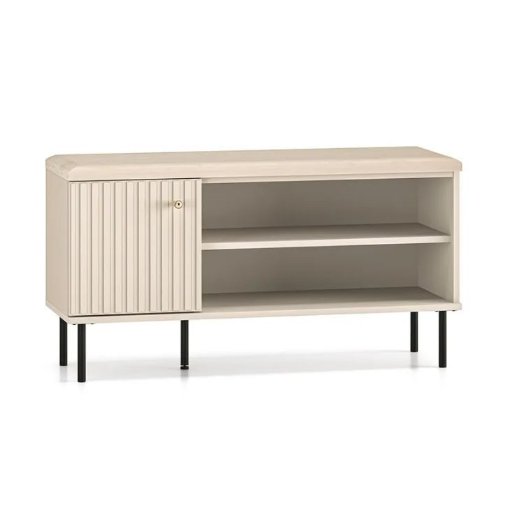 Szafka na buty z siedziskiem ML Meble ELLEN 1D kaszmir 1 szt.