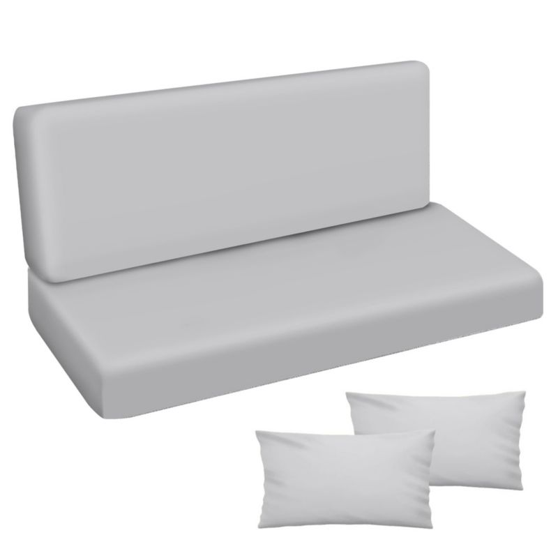 Poduszka materac na huśtawkę Premium FEROCITY Szary 100x50x50 1 szt.