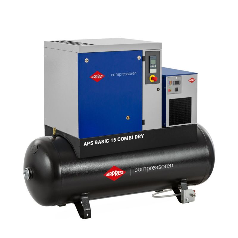 Kompresor śrubowy Airpress APS 15 Basic Combi Dry 10 bar 15 KM/11 kW 1416 l/min 500 l 1 szt.