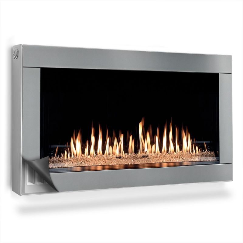 Magnes Na Kaloryfer Wallfluent 110x60 cm Nowoczesny kominek 1 szt.