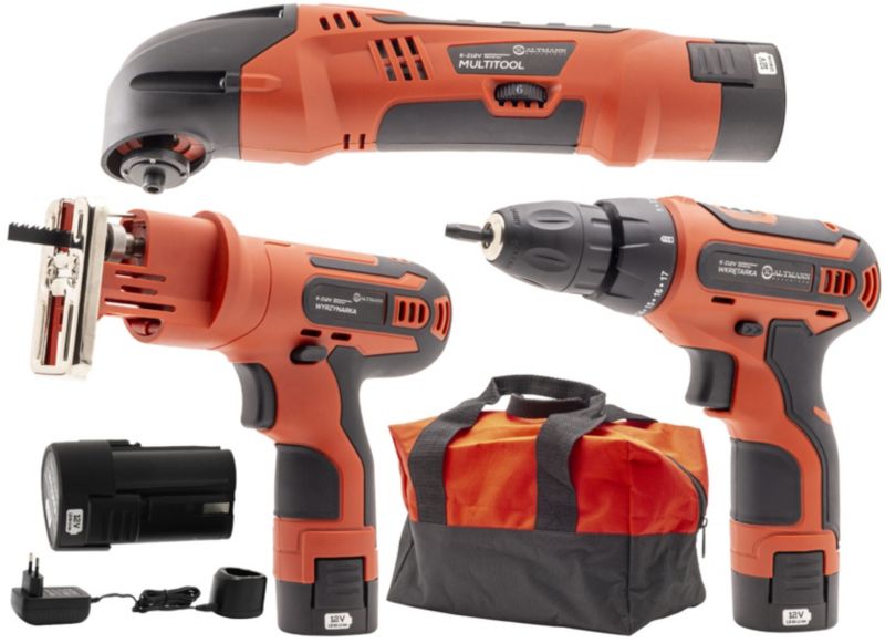 Bezprzewodowy zestaw Kaltmann K-Z12V 3w1 Wkrętarka Wyrzynarka i Multitool 1 szt.
