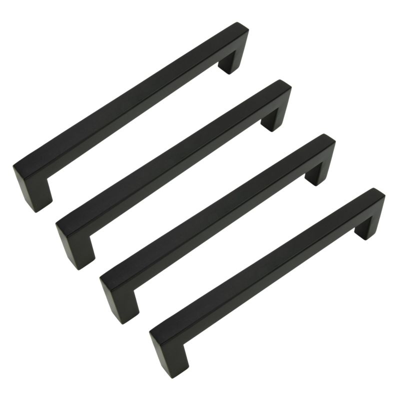 Uchwyt meblowy klasyczny B&B 192 mm czarny 4 szt