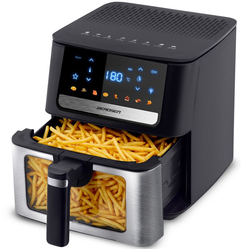 Frytkownica beztłuszczowa 6,5l Berdsen Air Fryer 1700W duża 1 szt.