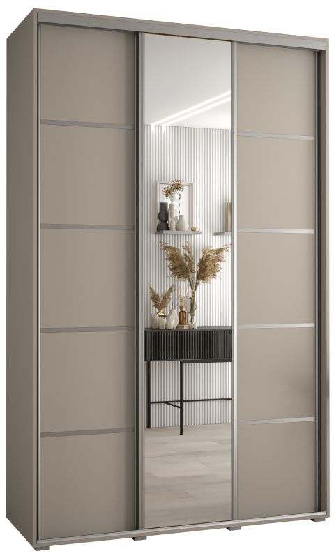 Szafa przesuwna Abiks 60 wysoka Dakota 5 150 kaszmir+kaszmir+srebr 1 szt