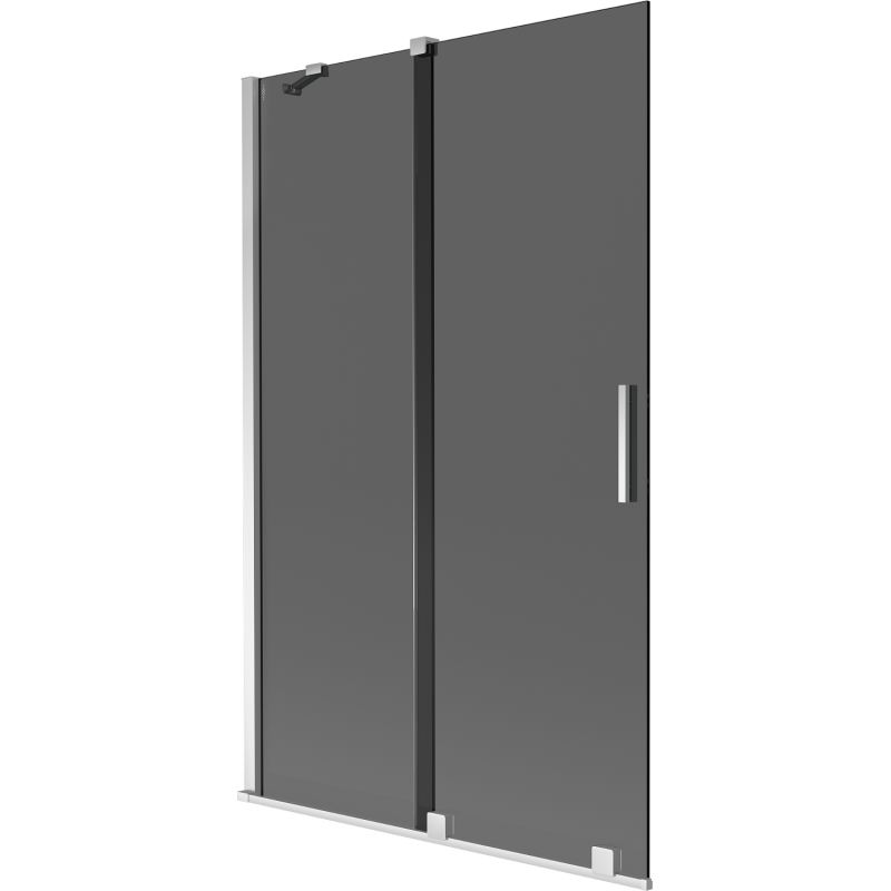 Parawan nawannowy rozsuwany Mexen Velar grafit 110 x 150 cm 1 szt.