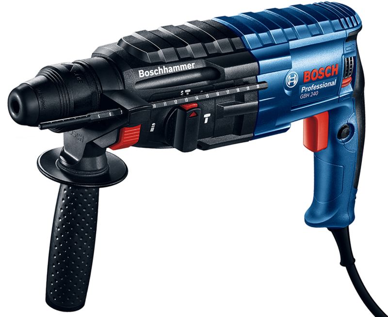 Młotowiertarka BOSCH GBH 240 SDS Plus 2.7 J Walizka Mocna 1 szt