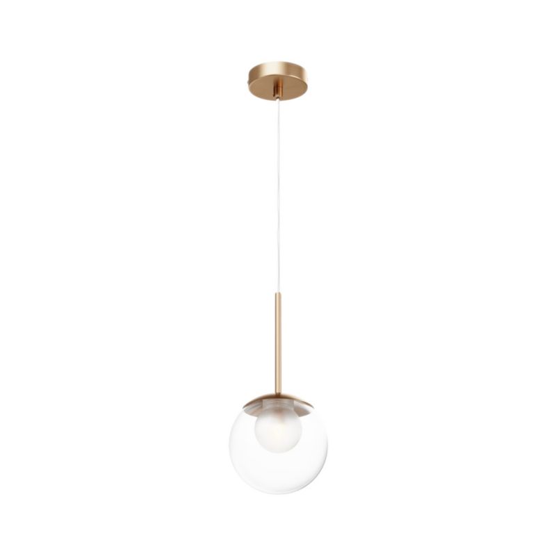 Lampa wisząca Maytoni Basic Form złoto-przezroczysty wym: 334 x 15 x 15 cm 1xG9 x 20W 1 szt.