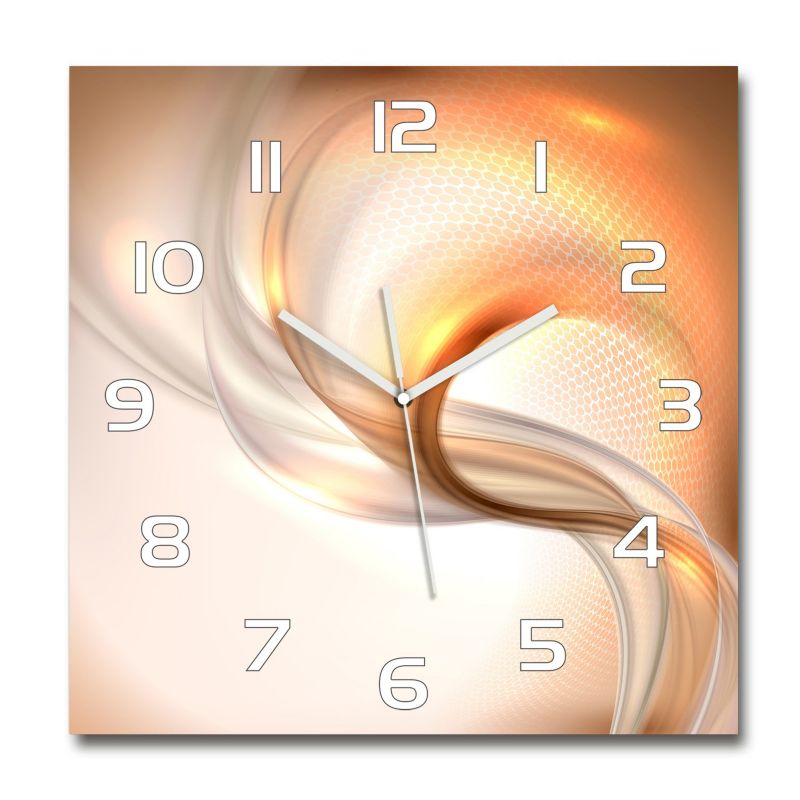 Zegar szklany Tulup Abstrakcyjne tło 30x30 cm cm cichy 1 szt.